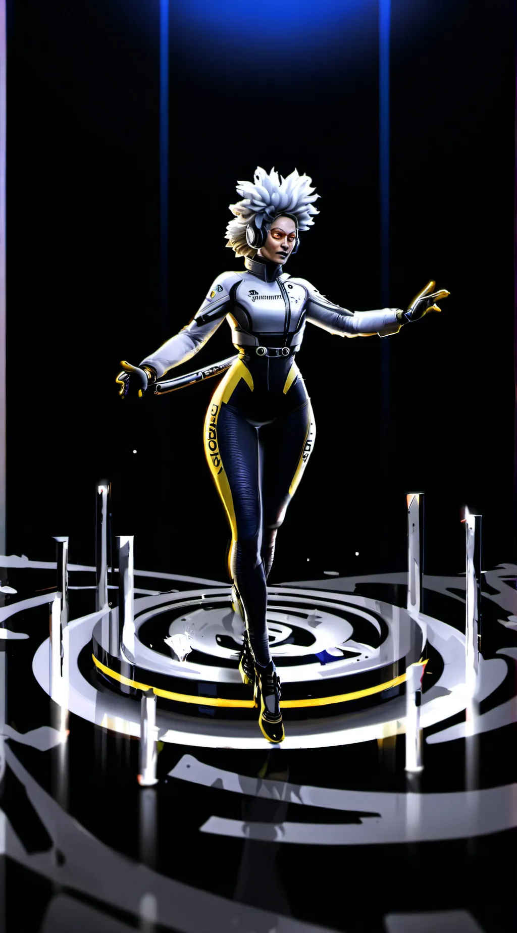 ai character: HH X MD background