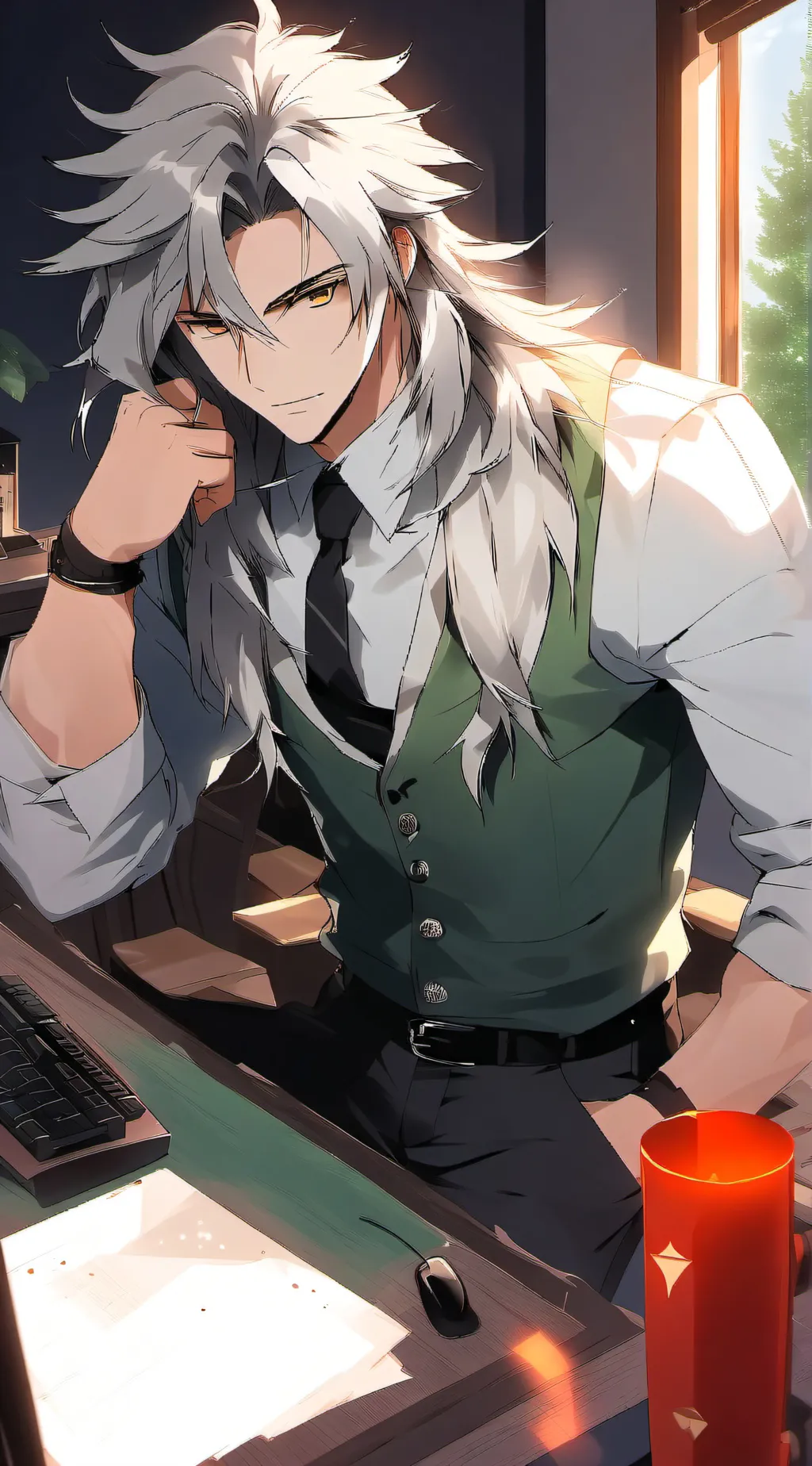 ai character: Charles background