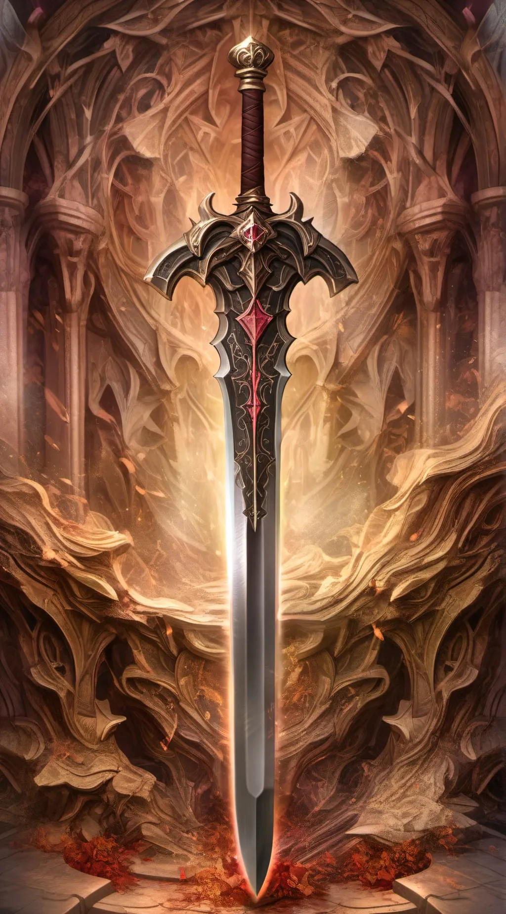 ai character: A talking sword?! background