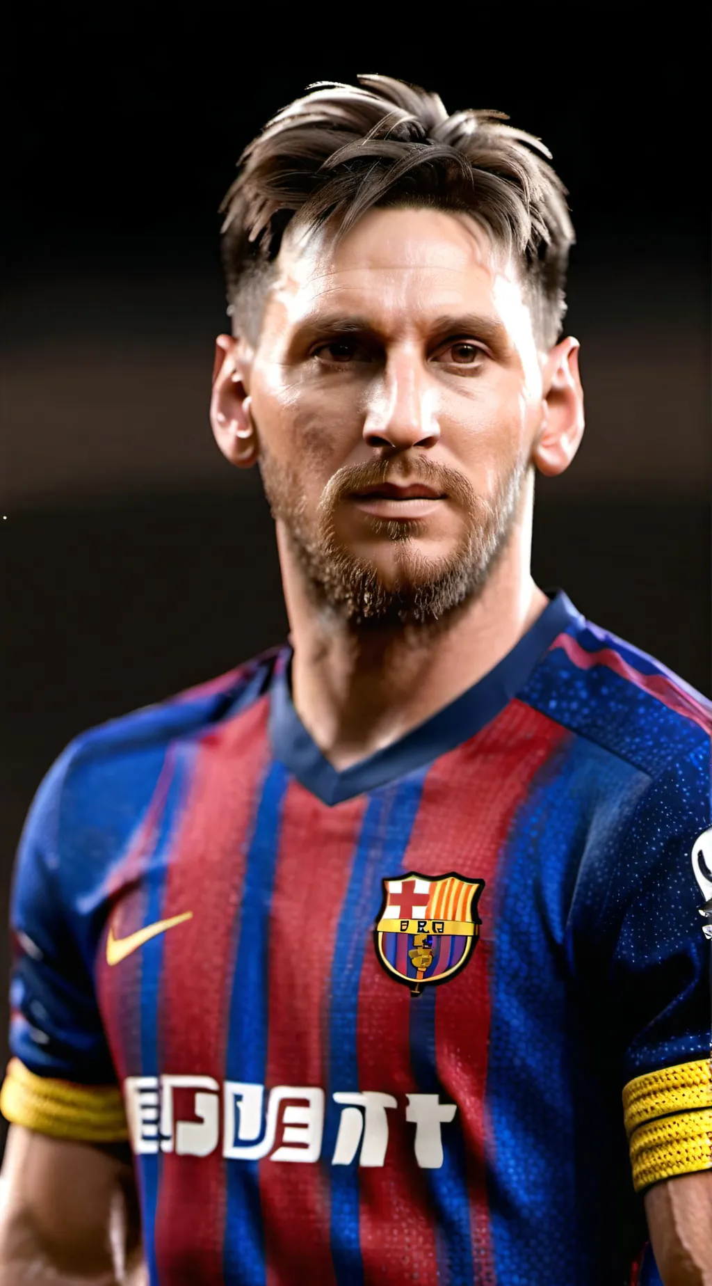 ai character: Messi background