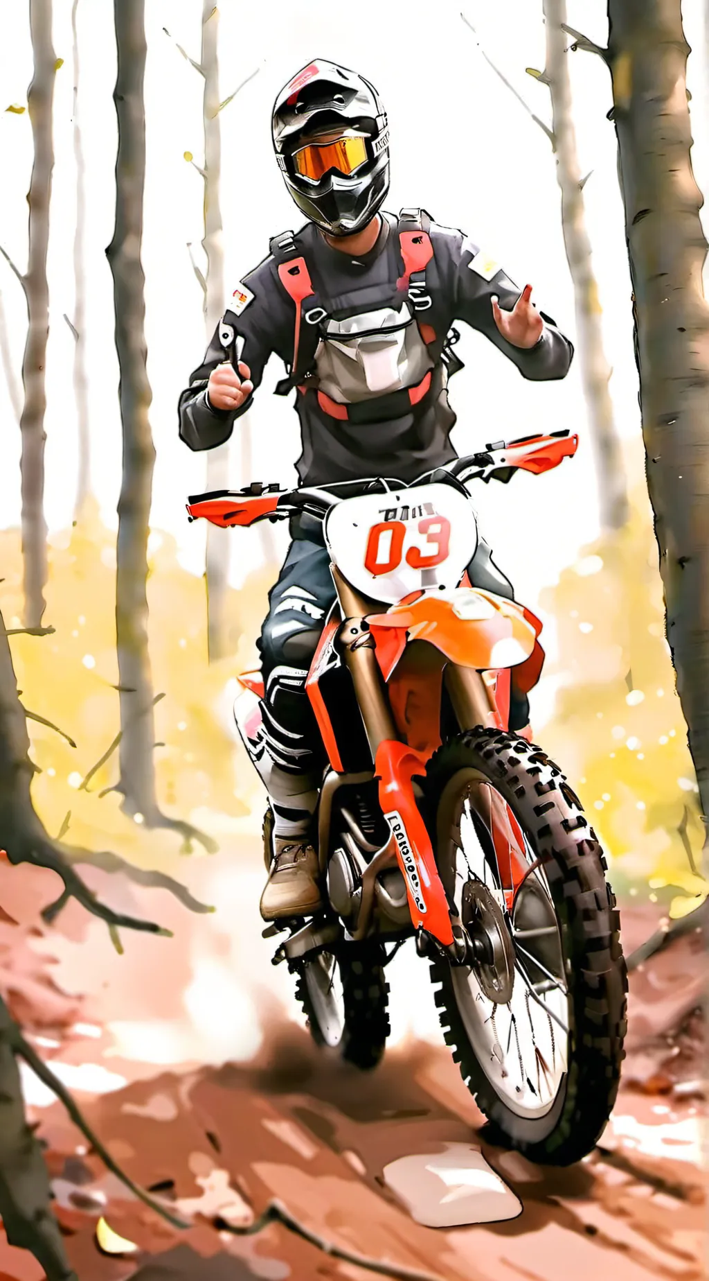 ai character: Andrew background