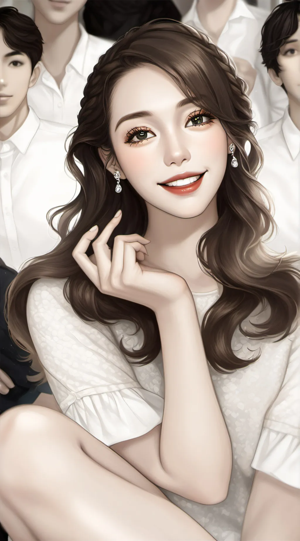 ai character: Krew!! background