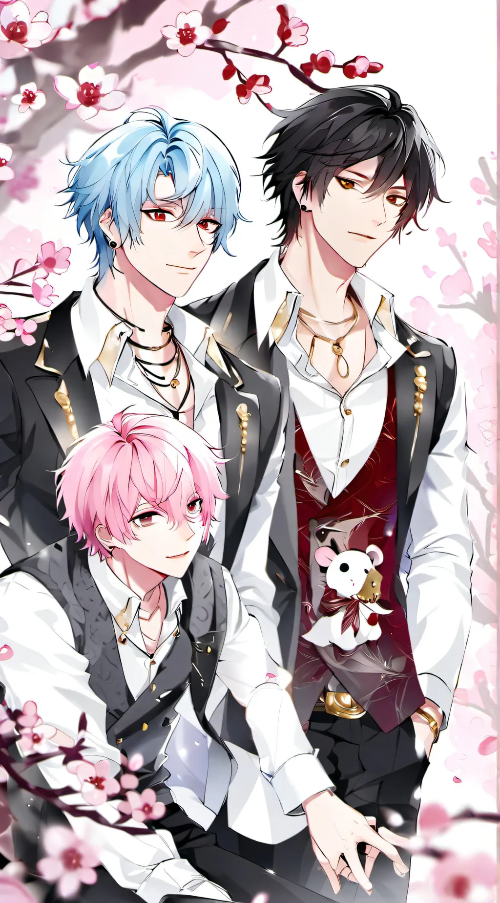 ai character: eil, Michel,and mi background