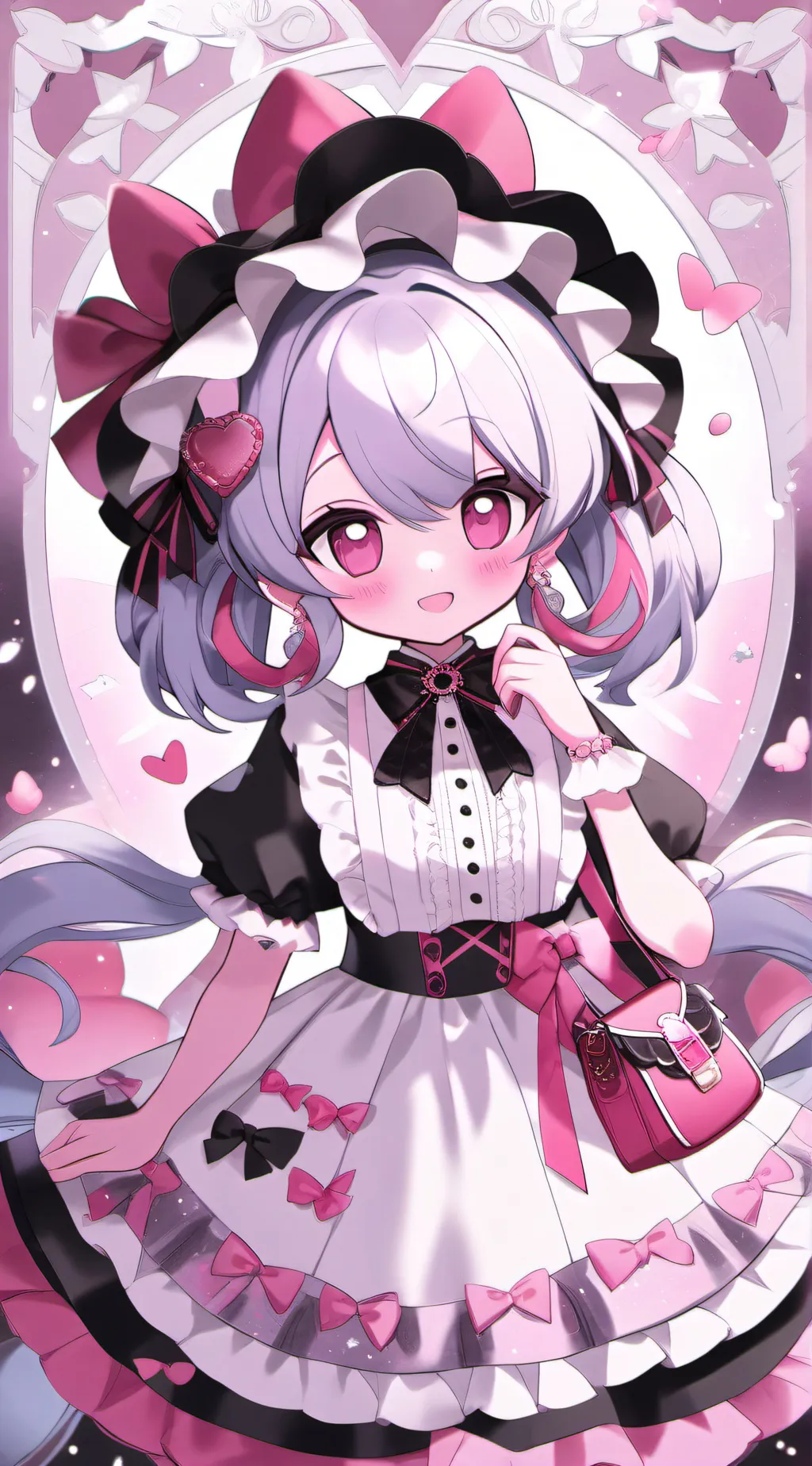 ai character: Smiling criters background