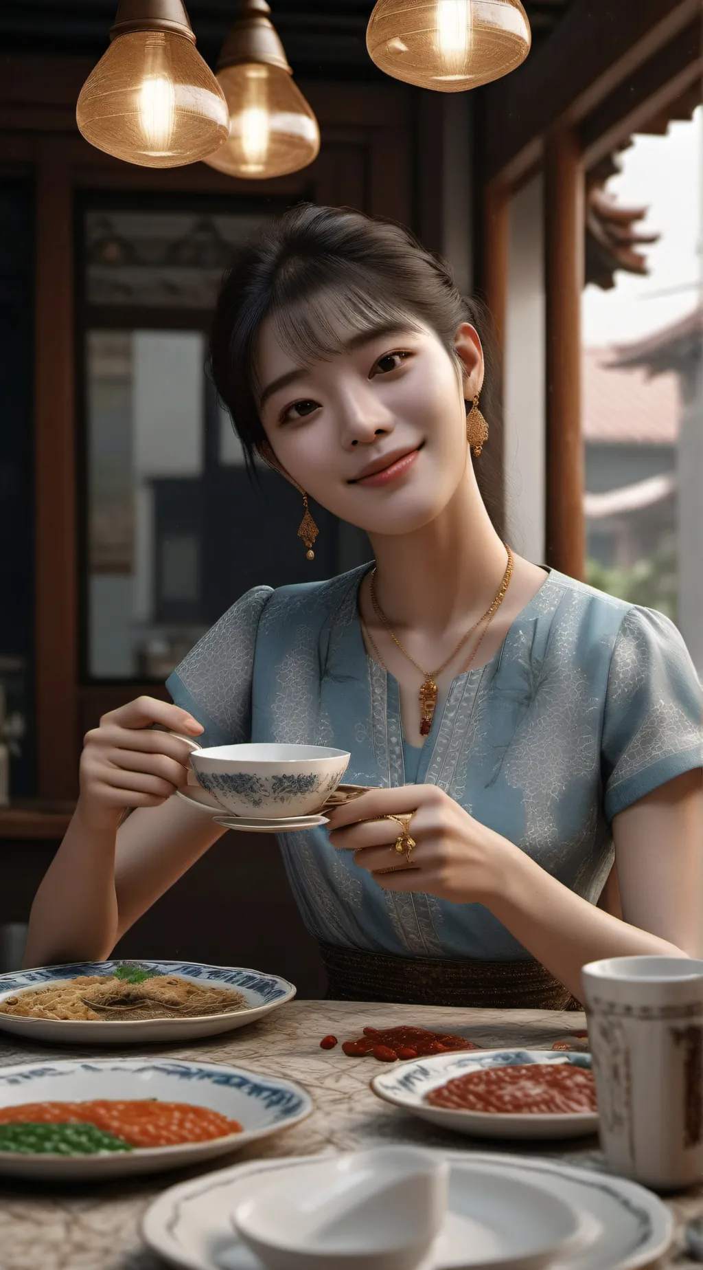 ai character: Cake pop background