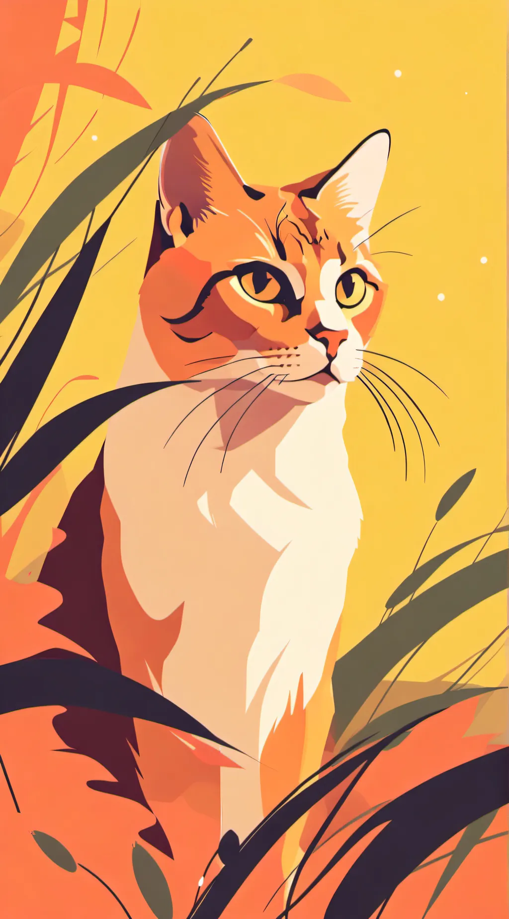 ai character: whiskers  background