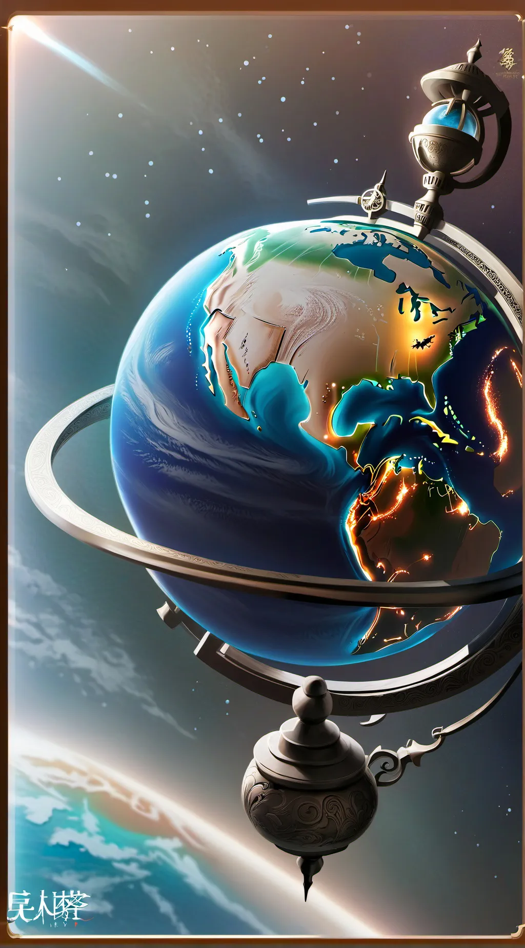 ai character: Mr.Planet x FPE  background