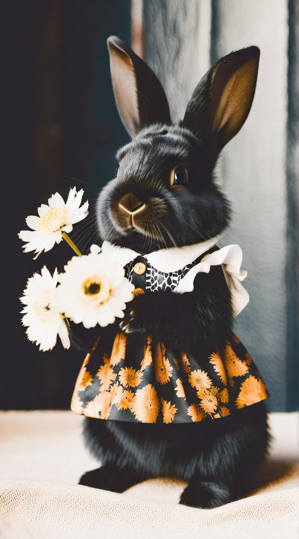 ai character: Lucky  background