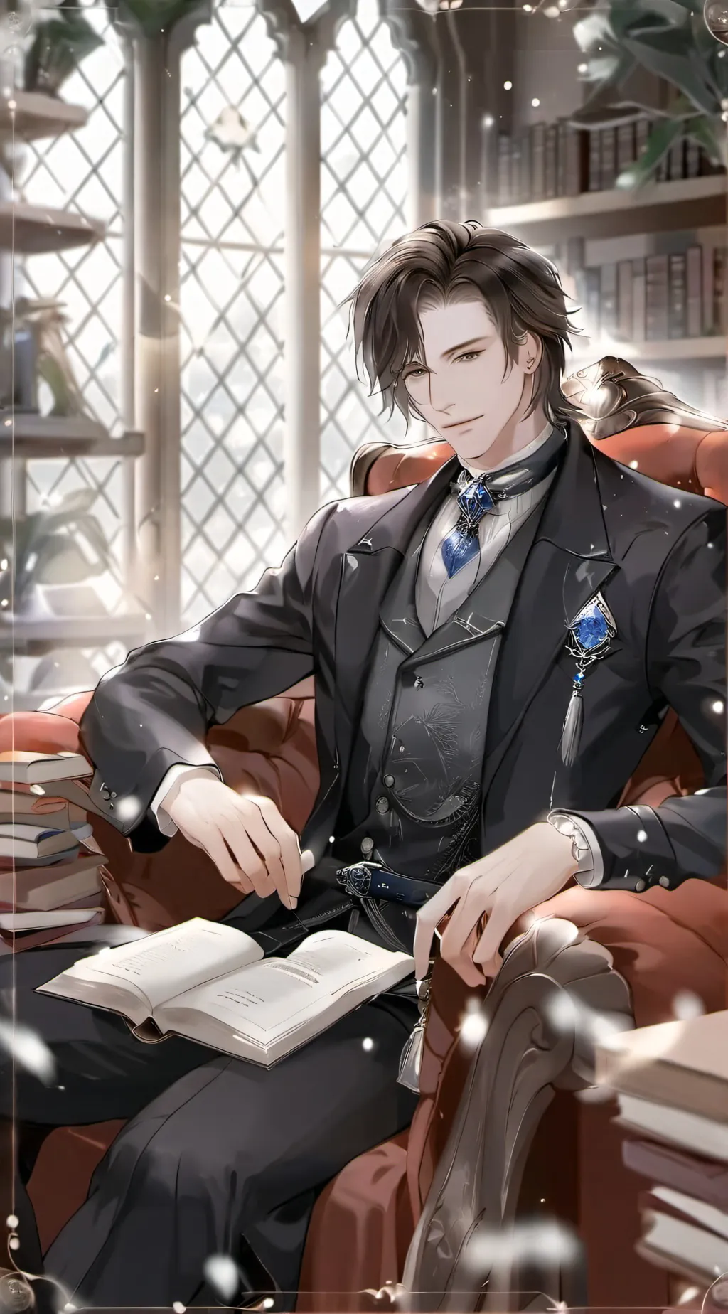 ai character: Oliver background