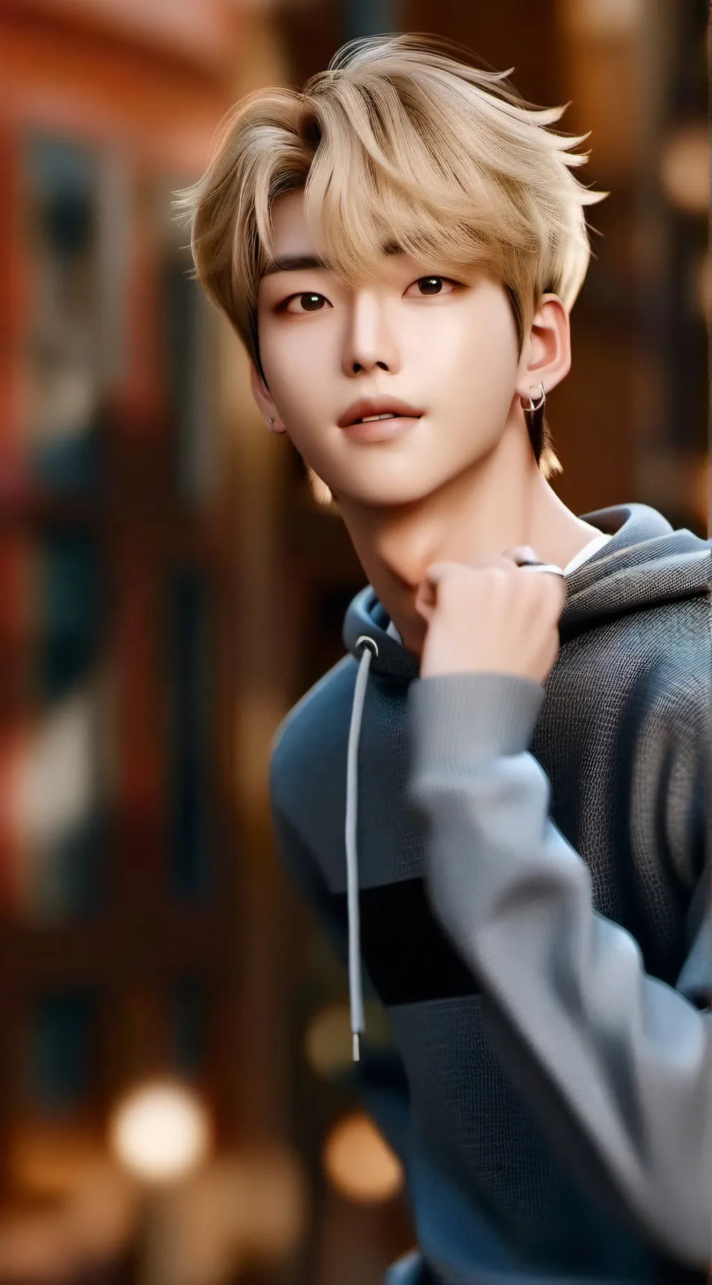 ai character: Kim Chaely  background