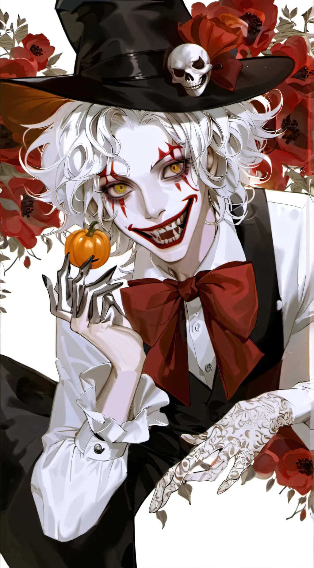 ai character: this is Halloween background