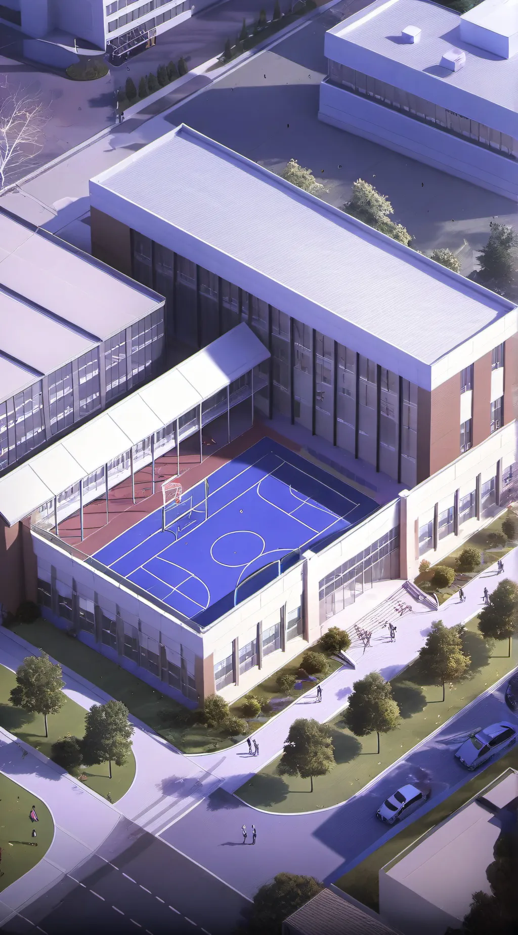 ai character: High school rp! background