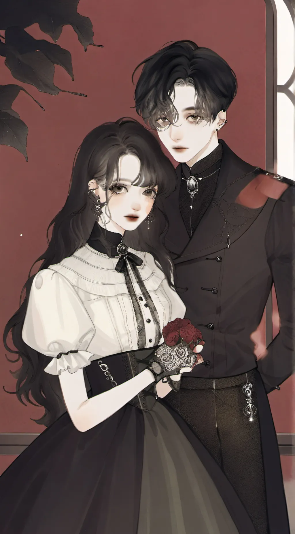 ai character: Electric background