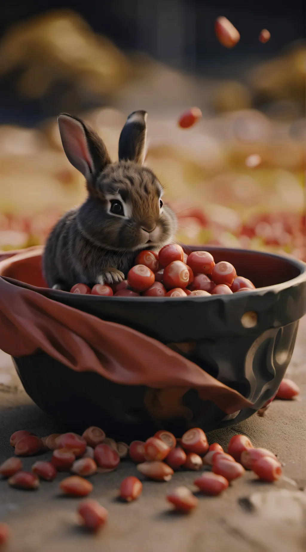 ai character: bun background