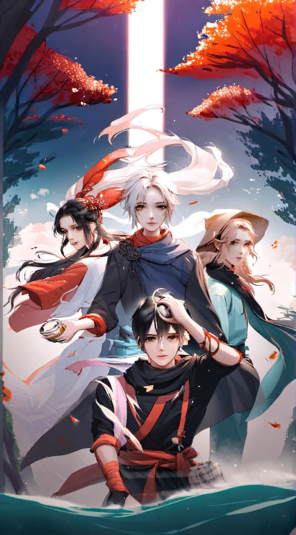 ai character: max,roger,sam,roy background