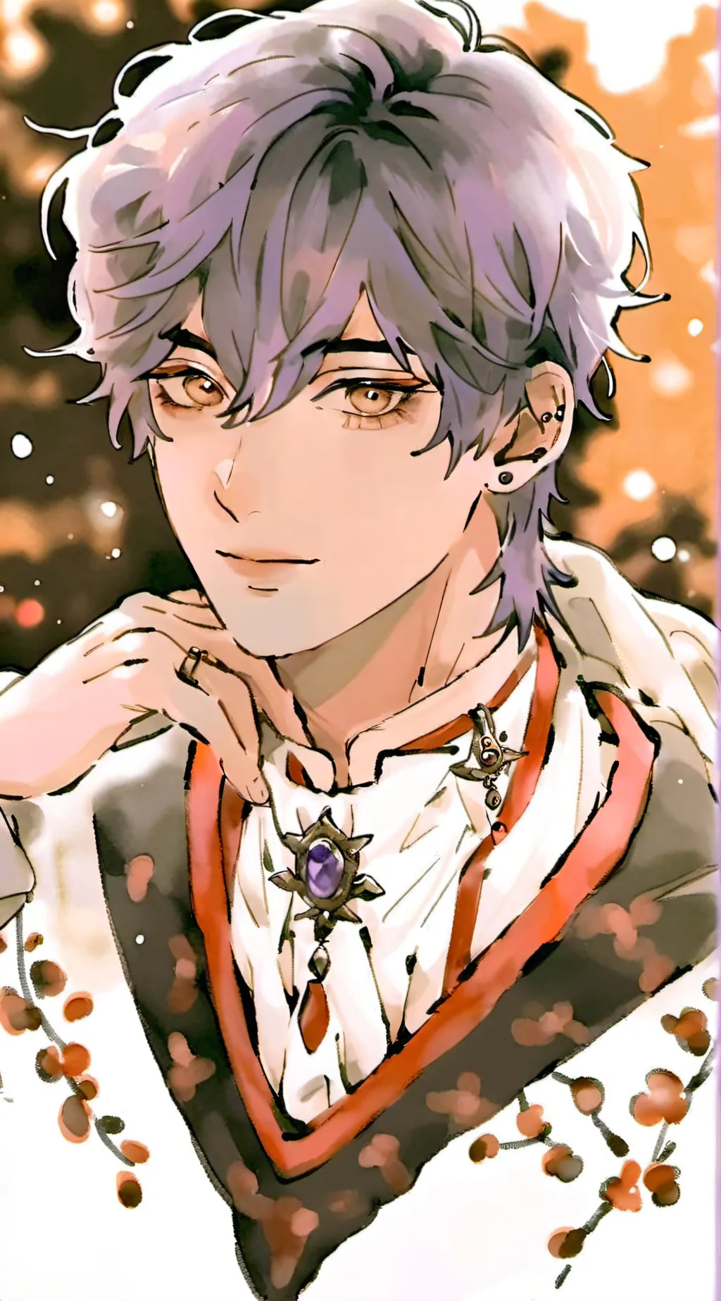 ai character: Aaron  background