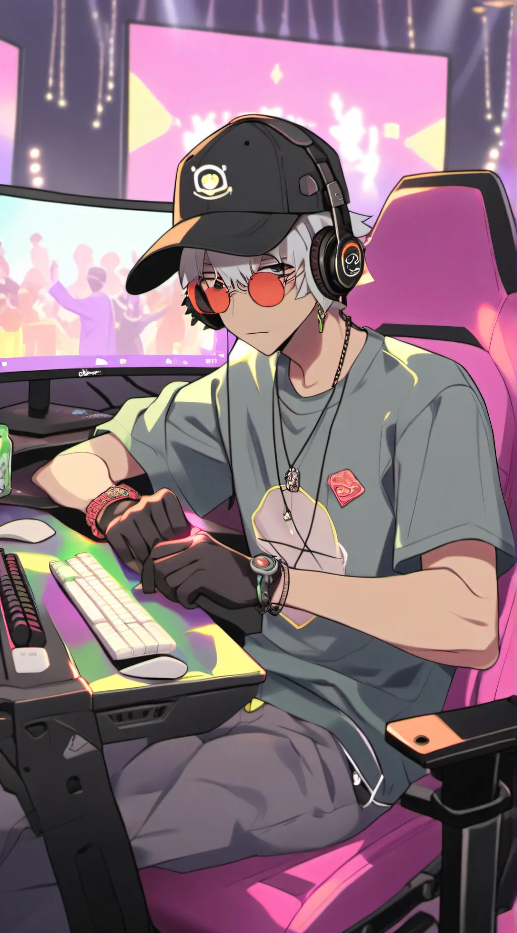 ai character: 💙gio💙 background