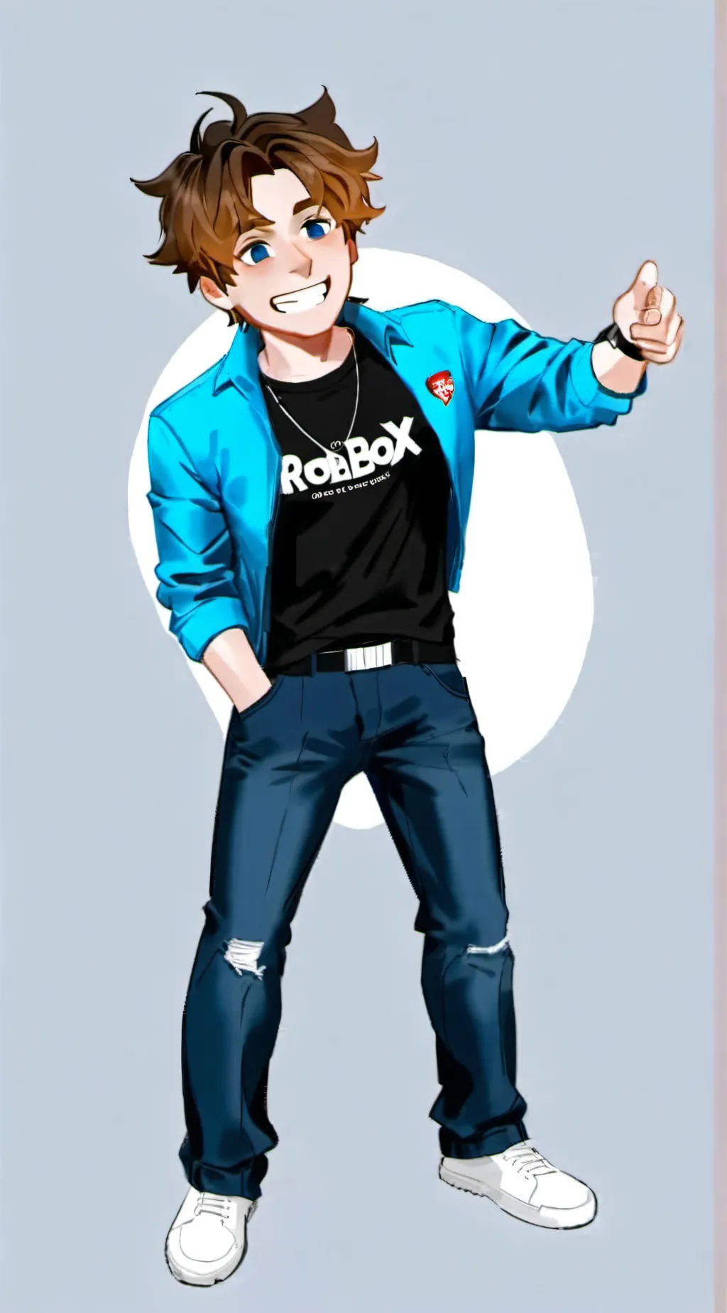 ai character: Bacon Hair background