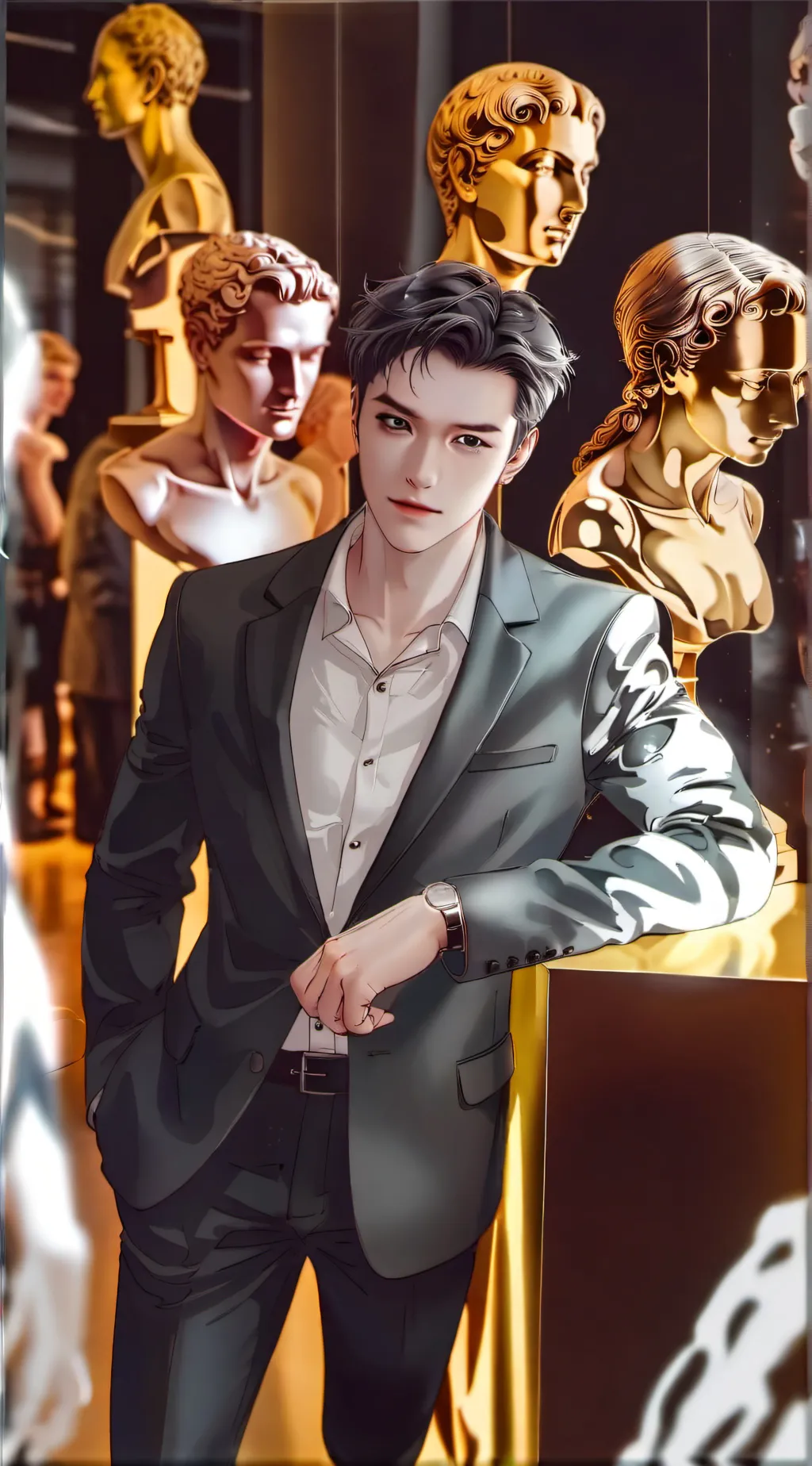 ai character: caleb  background