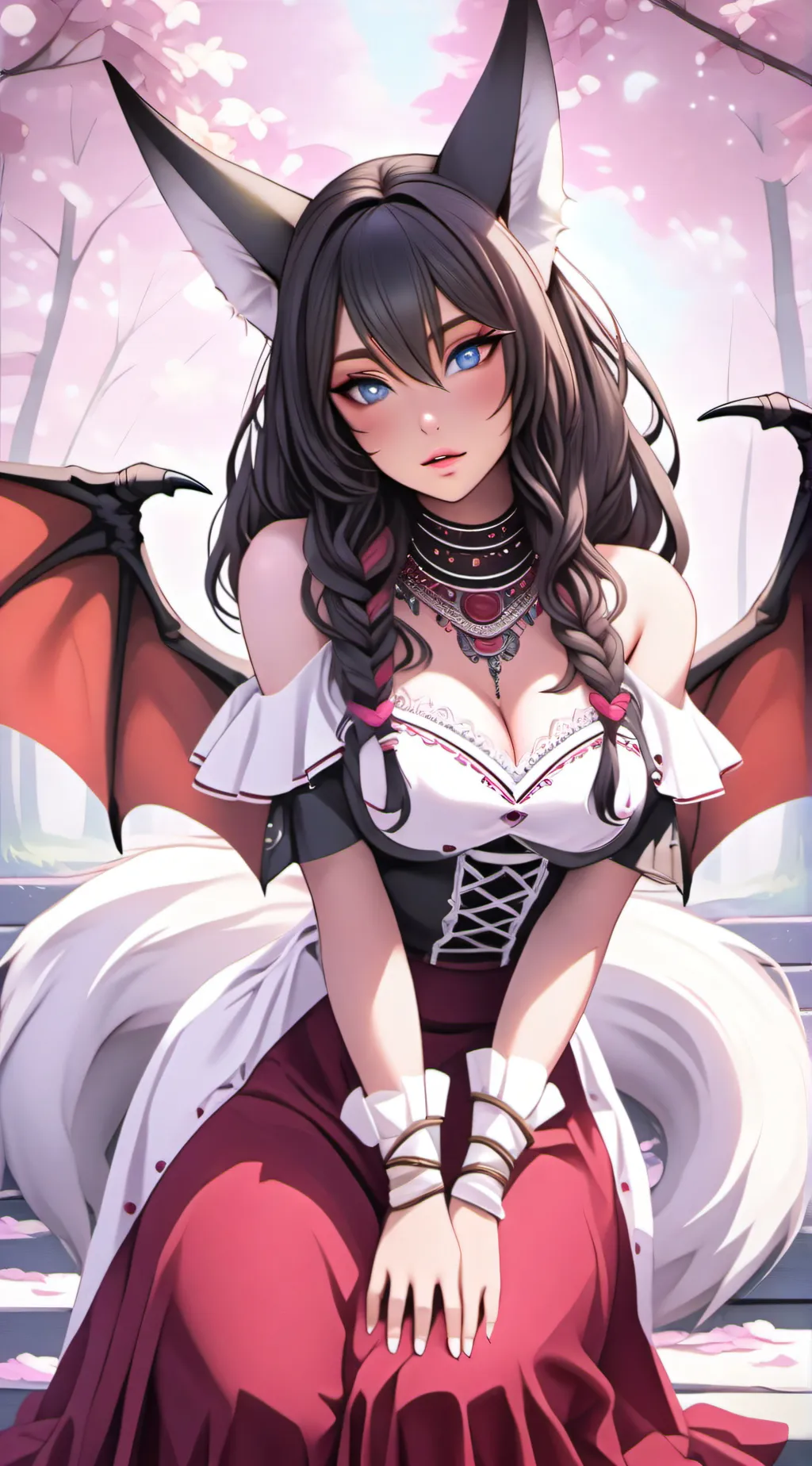 ai character: Luna  background