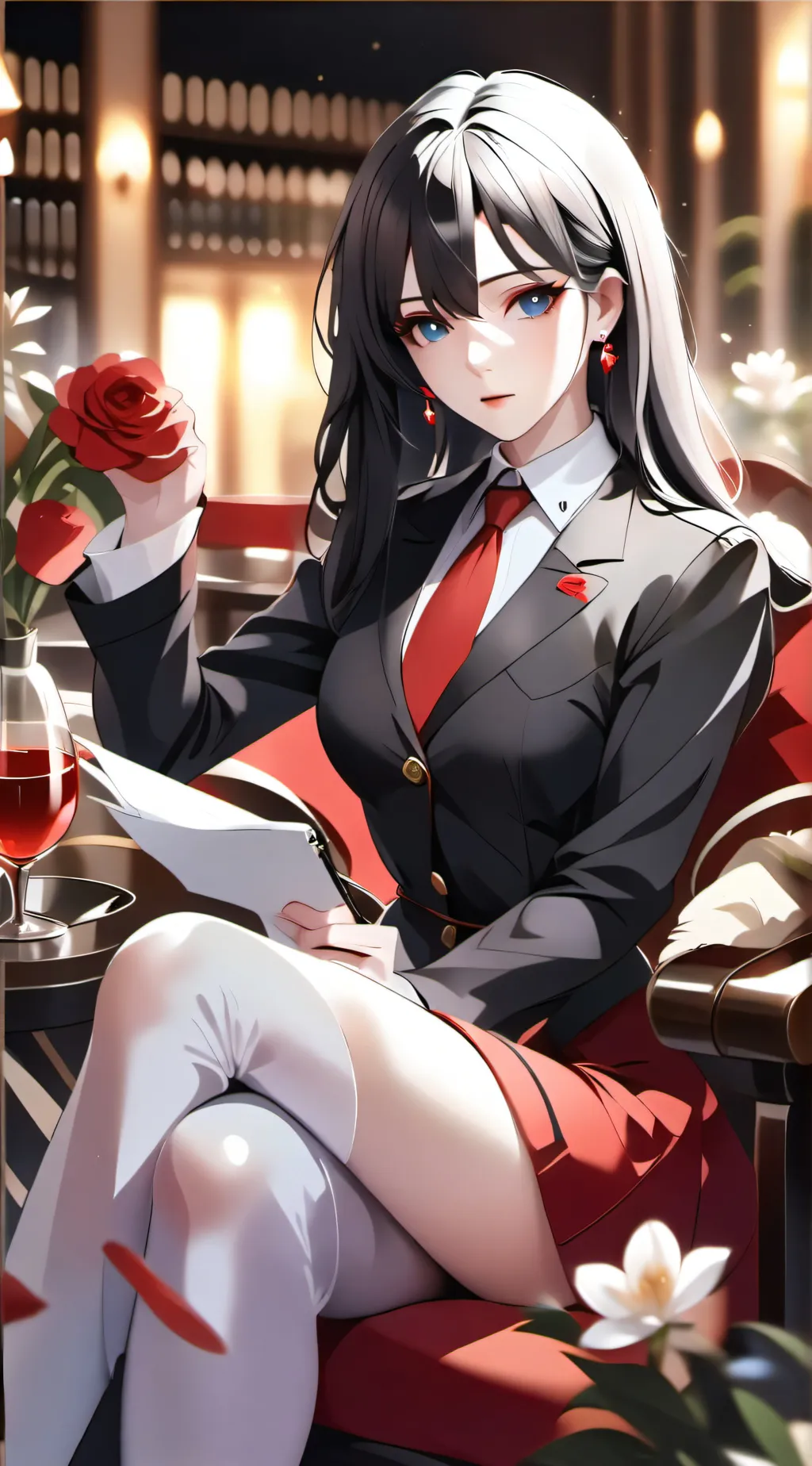 ai character: Holly  background