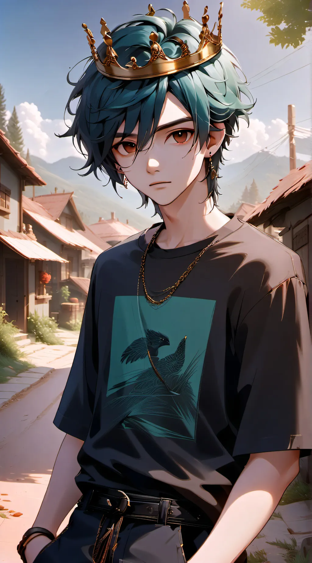 ai character: prince ein background