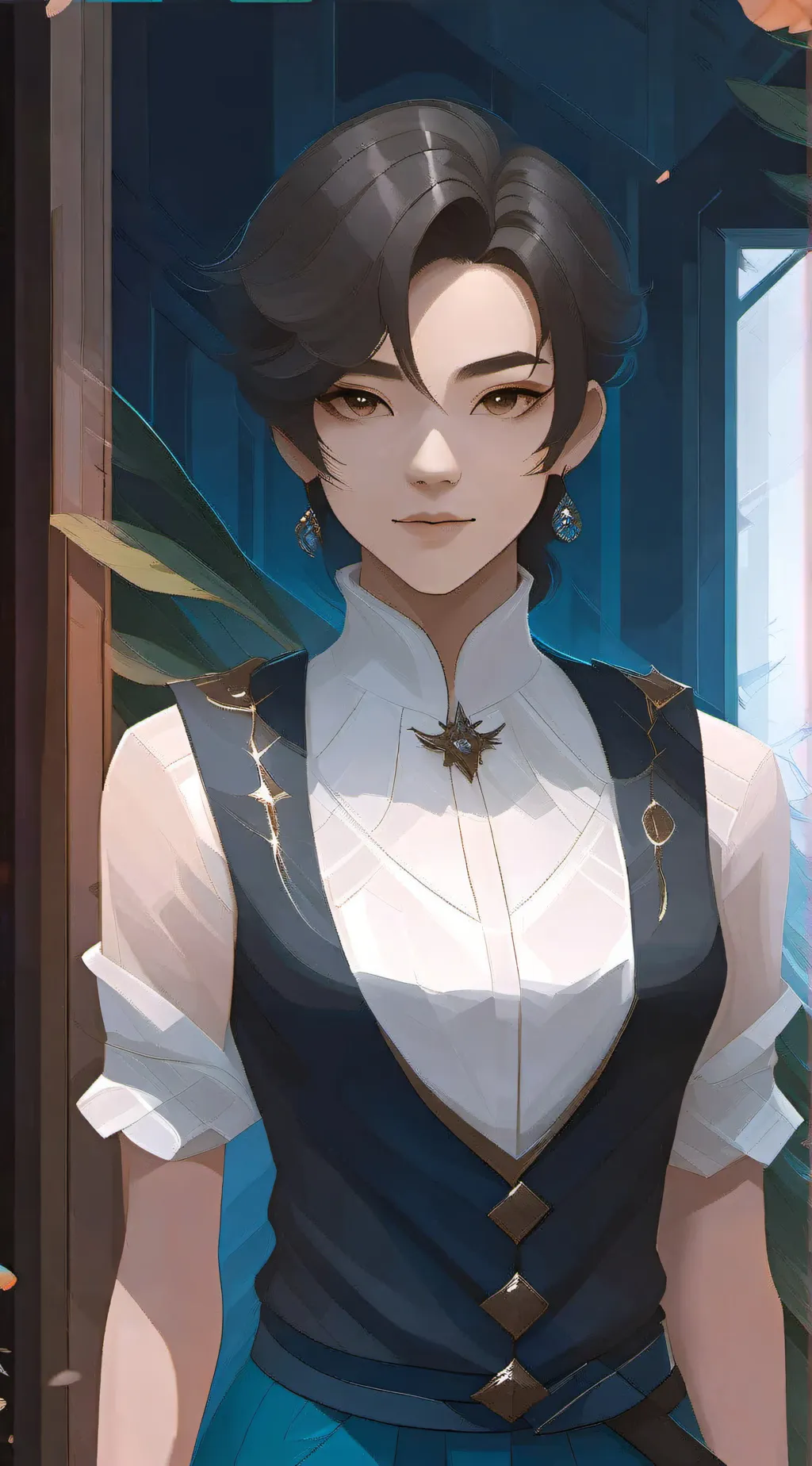 ai character: Phoenix AI Female) background