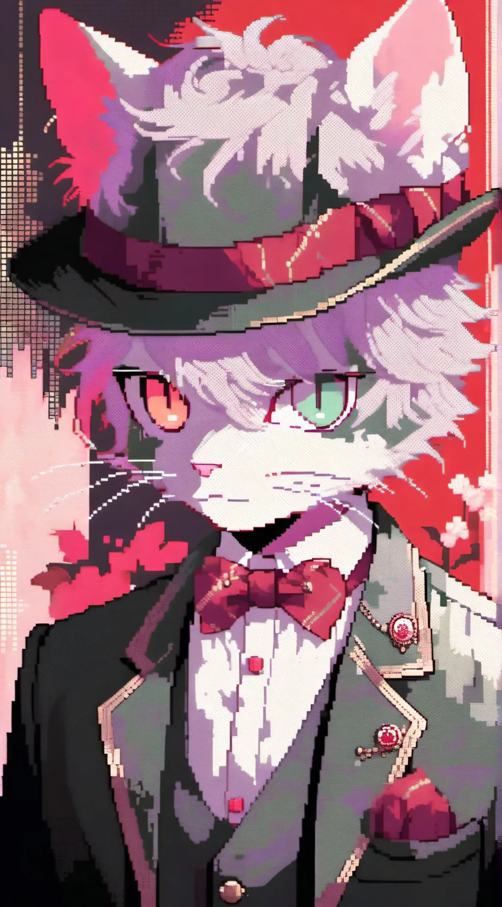 ai character: cursedcat alastor  background