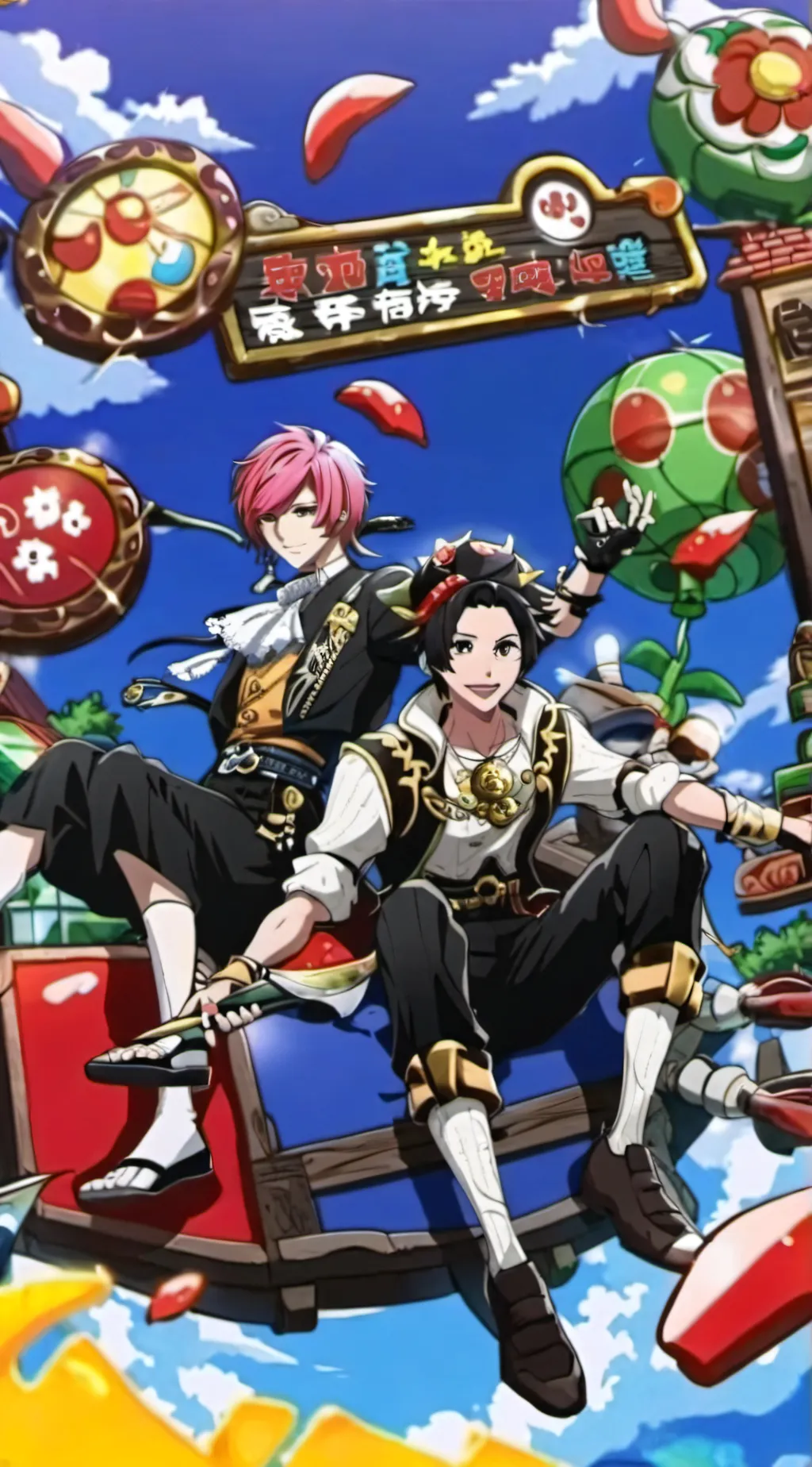 ai character: Mha!! background