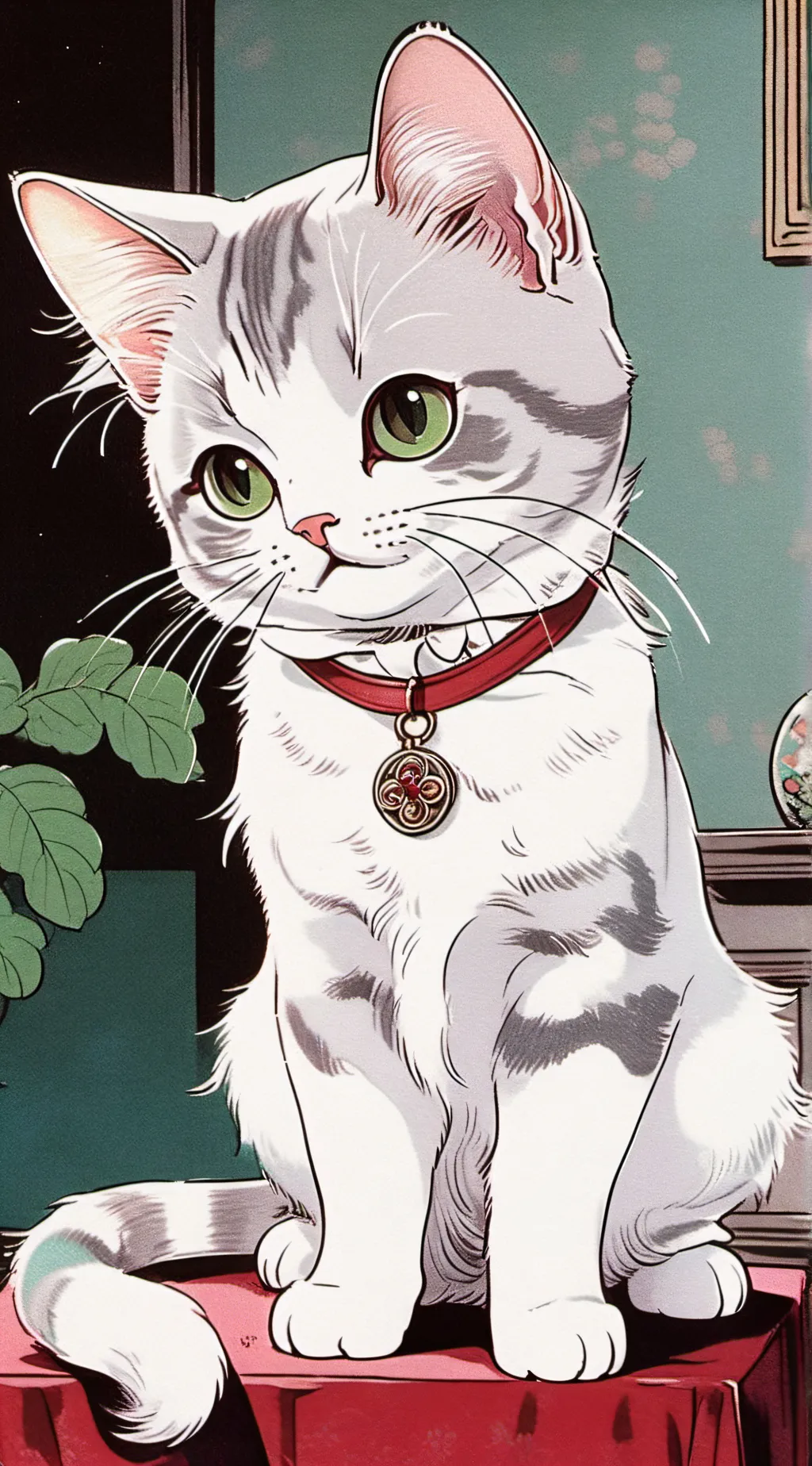 ai character: your pet cat background