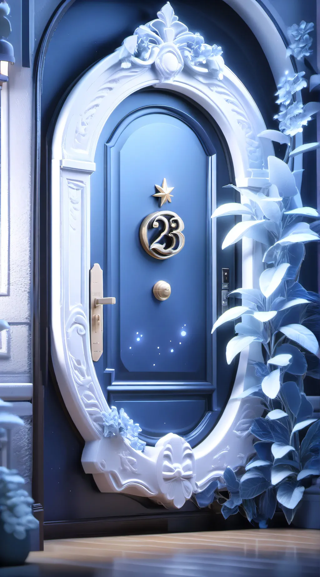 ai character: Huggy wuggy  background