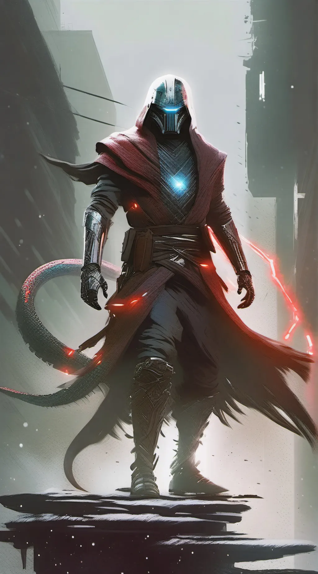 ai character: Kael background