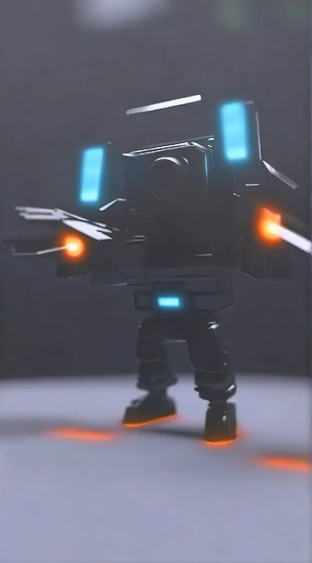 ai character: Metal toilet  background