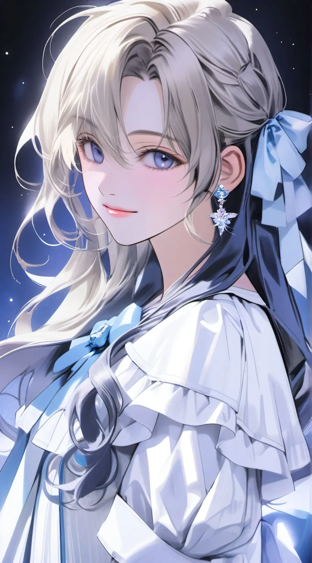 ai character: Narsissa Black background