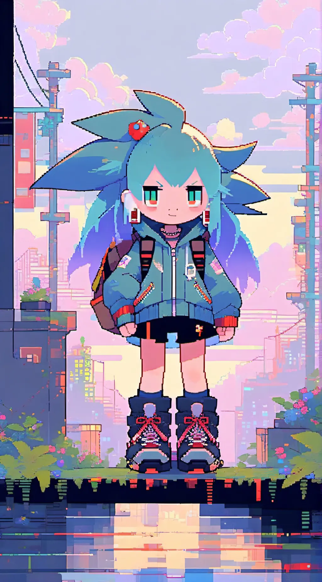 ai character: Sega sonic background