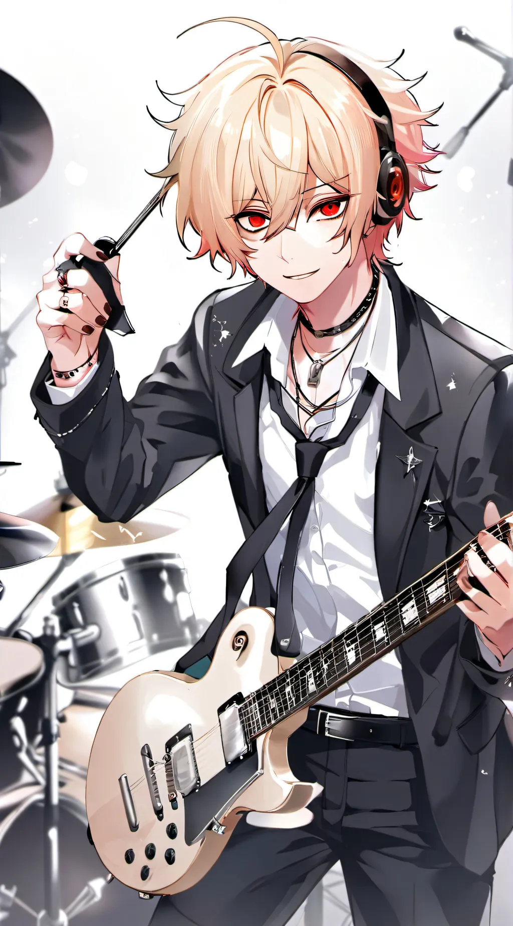 ai character: Crystal city band background