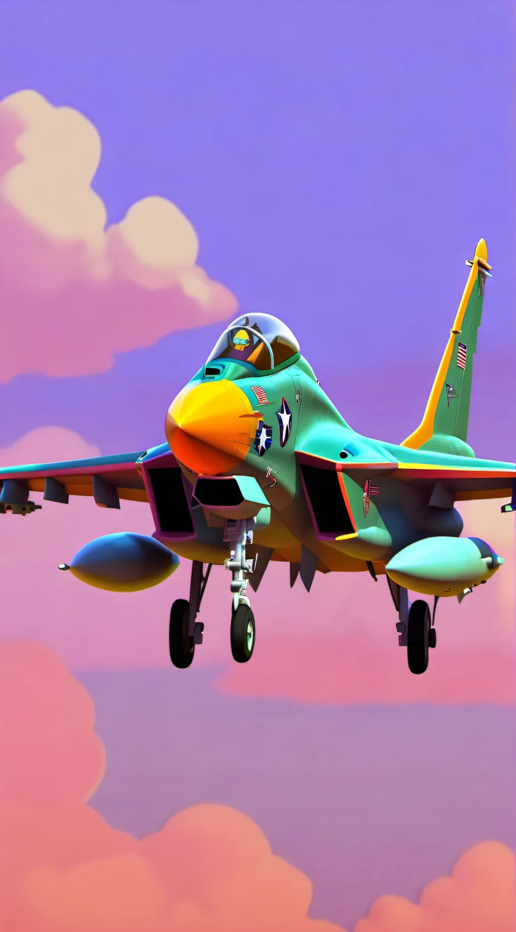 ai character: F15 background