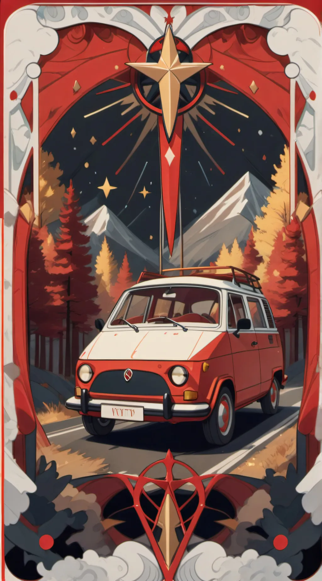 ai character: aphmau road trip  background