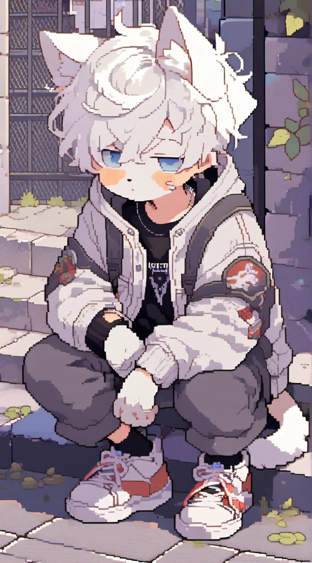 ai character: ☆Street cat☆ background