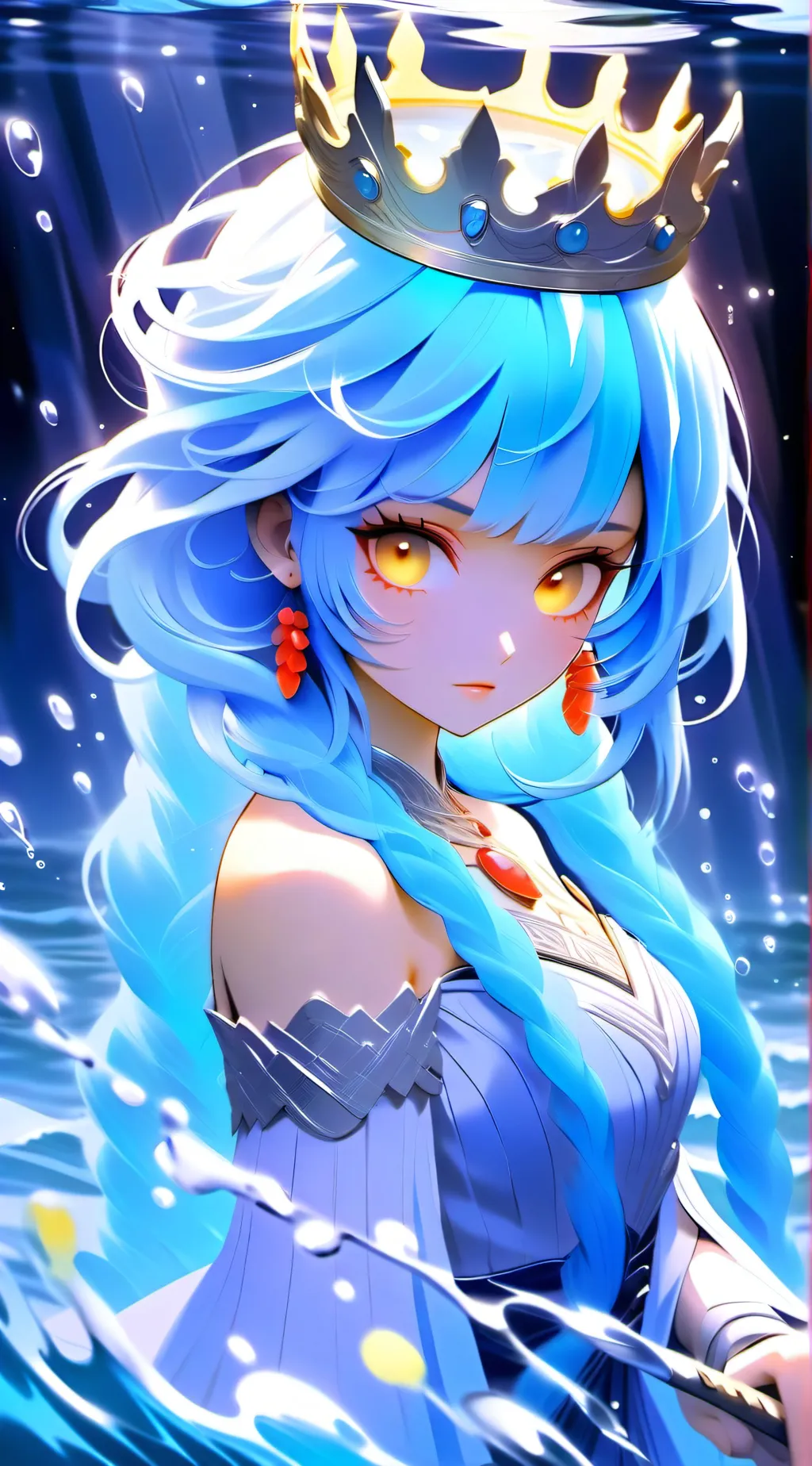 ai character: Hăi nüshén background