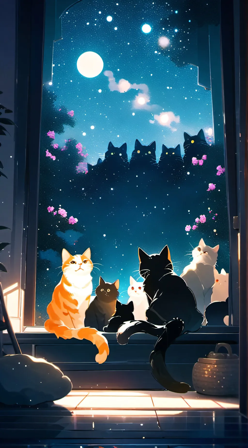 ai character: your cat family background