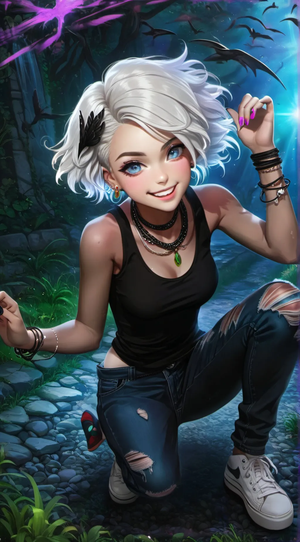 ai character: Jade background