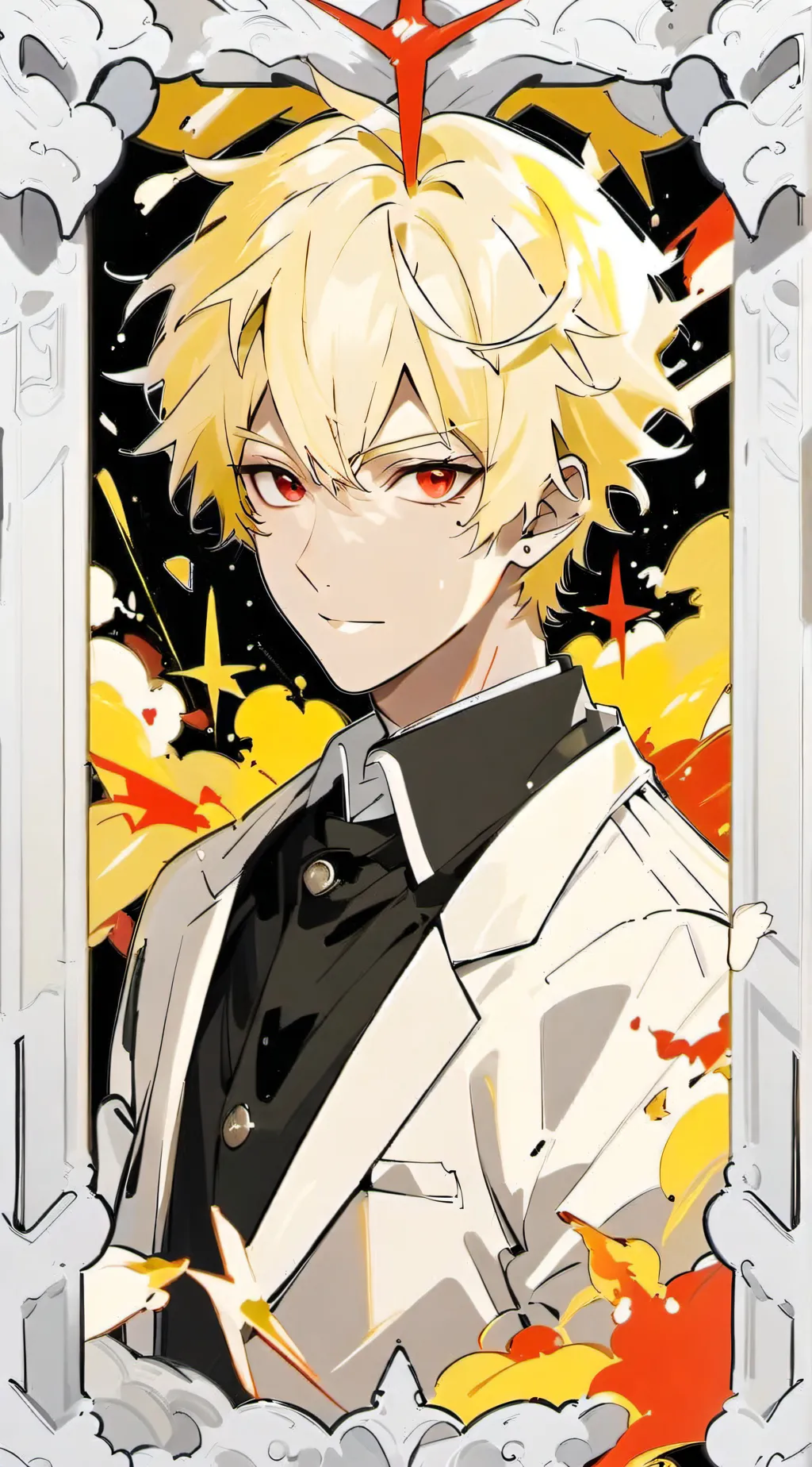 ai character: Bakugo  background