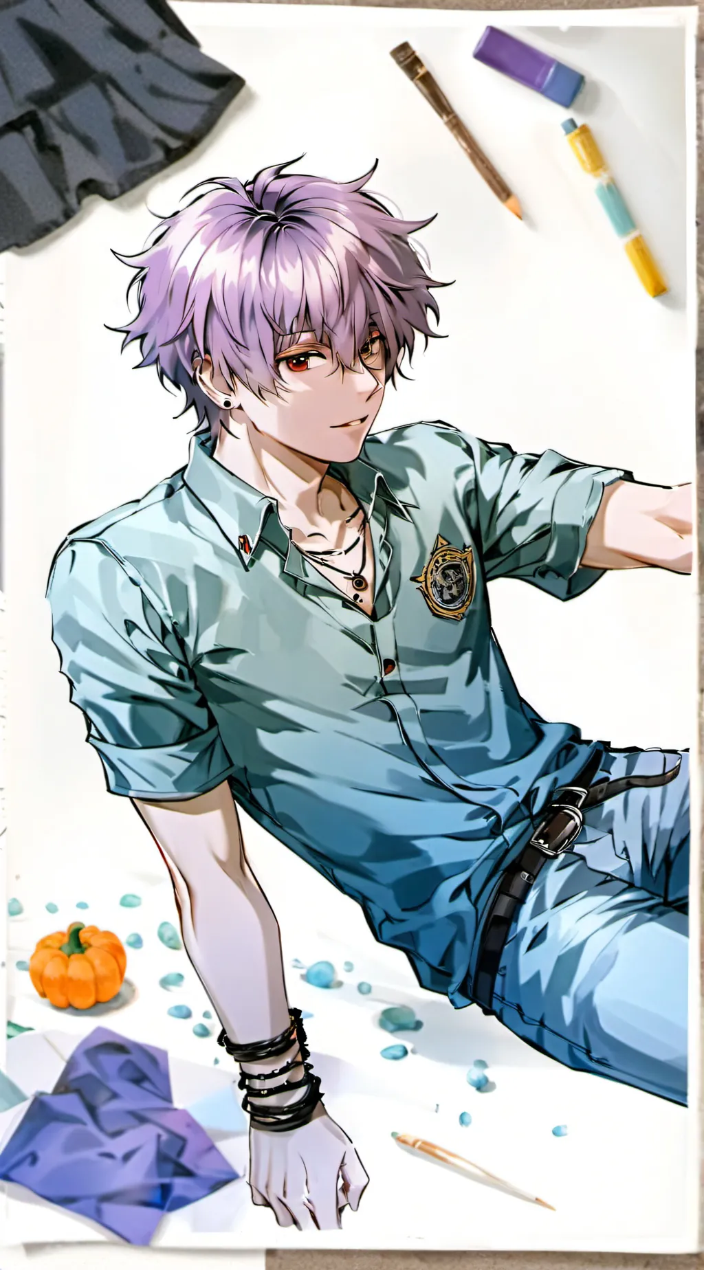 ai character: mha love background