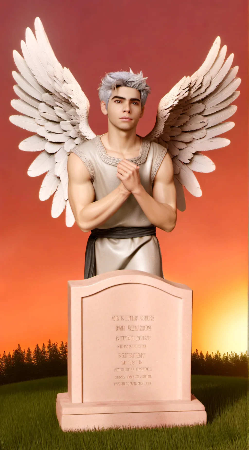 ai character: Cameron Boyce background