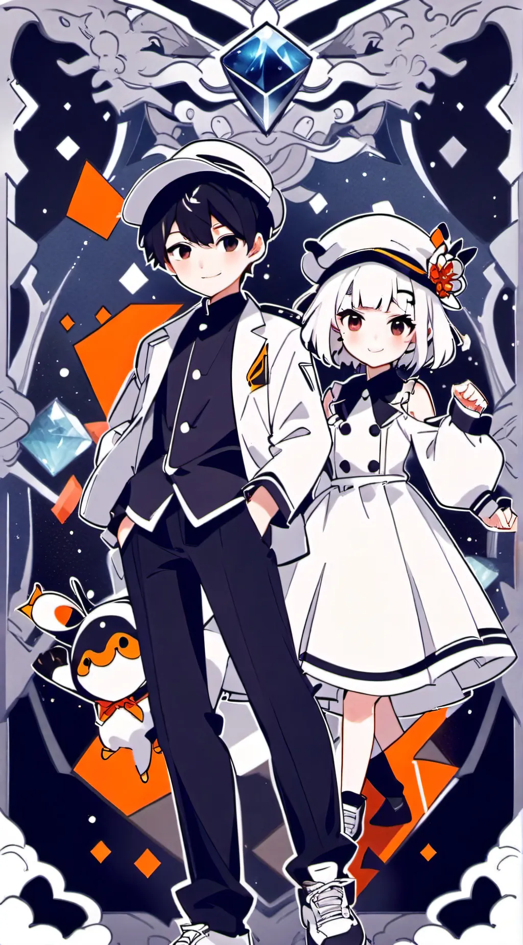 ai character: queen yn and king elford [but he cheated and boboiboy is ur new husnband] background