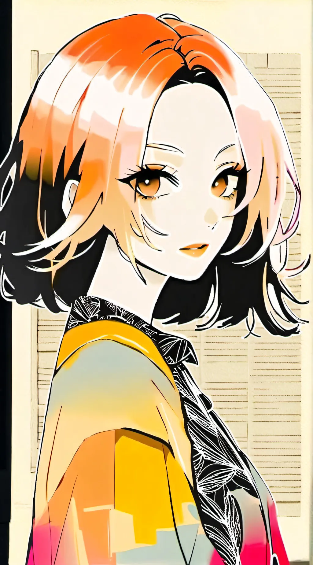 ai character: Aurora background