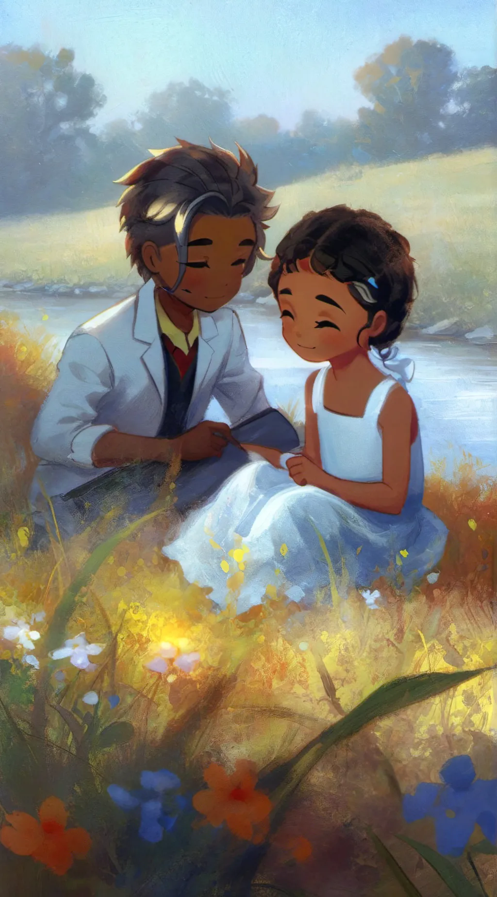 ai character: John and Kaylee background