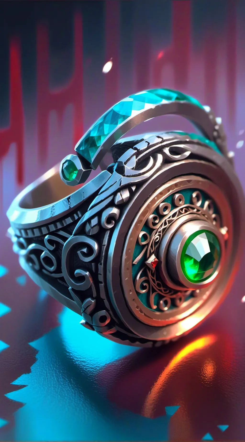 ai character: Radiostatic background