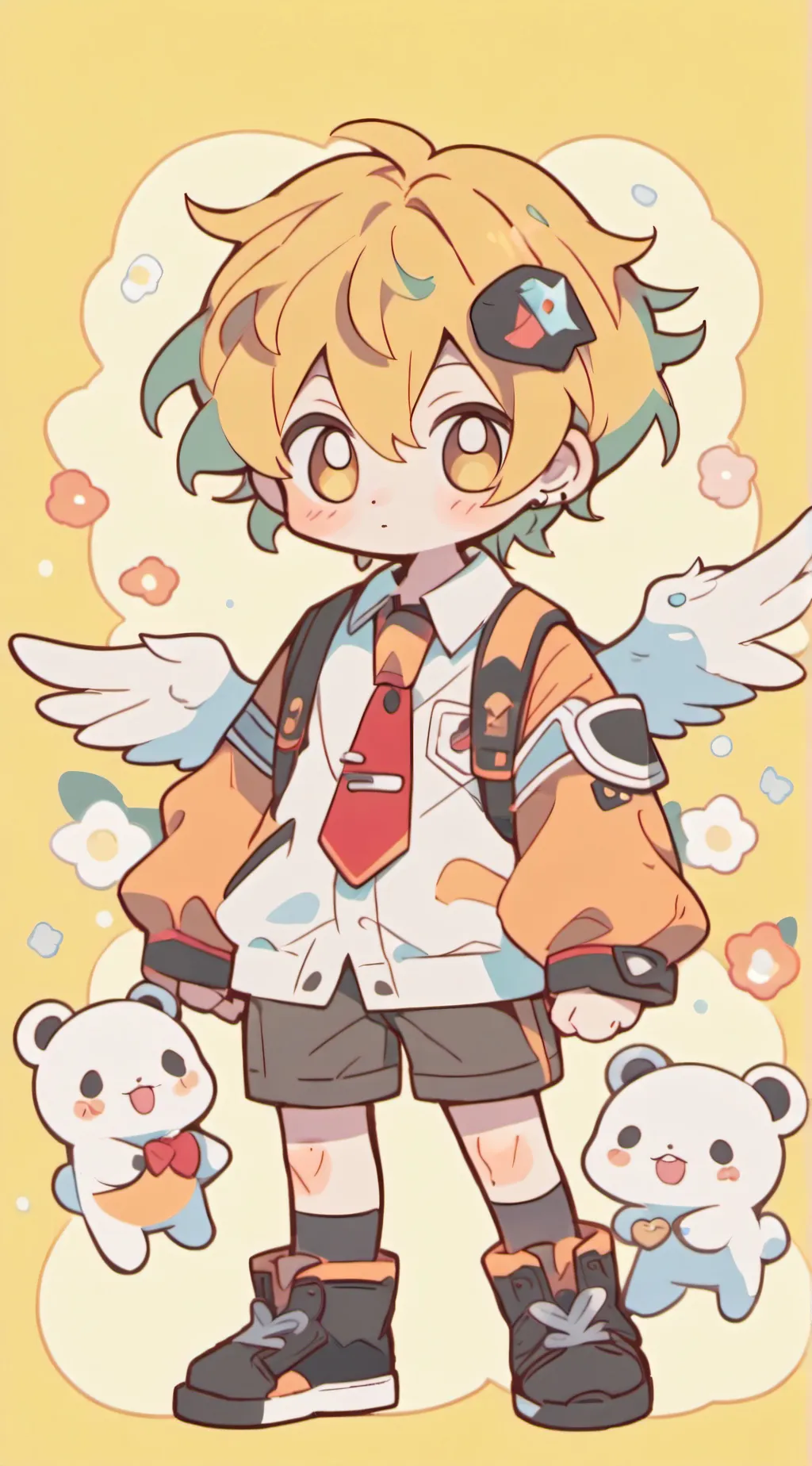 ai character: Hawks x dabi background